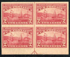 US 373 Early Commemoratives VF Mint LH Bottom Arrow Block cv $100