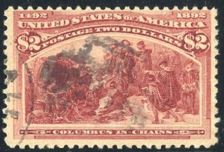 US 242 Early Commemoratives Used F VF with PFC