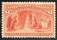 US 241 Early Commemoratives VF - XF + LH Pristine cv $1,200