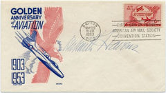 US 1953 C47 FDC Signed by Beckwith Havens- Early Pilot