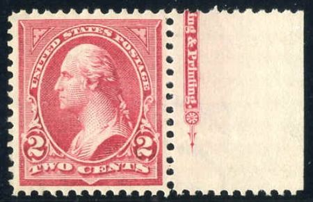 US 279Bf Bureau and Regular Issue VF - XF NH Pristine Carmine Shade PFC cv 47.50 as 85