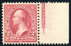 US 279Bf Bureau and Regular Issue VF - XF NH Pristine Carmine Shade PFC cv 47.50 as 85
