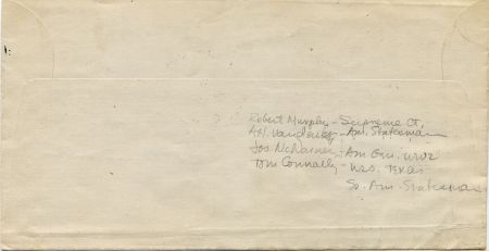 US 940 FDC Signed by Gen J. McNarney, Sen. Tom Connally, Sen A. Vandenberg, Robert Murphy