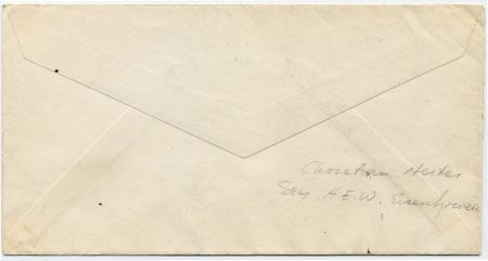 US C37 FDC Signed by Christian A. Hector, Charles A. Eaton