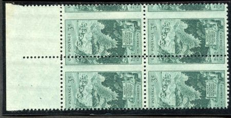 US 1011 var Mint NH Misperforated Block