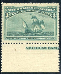 US 232 Early Commemoratives VF - XF Mint LH Jumbo