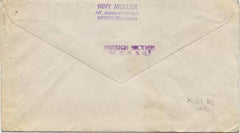 Belgium 1931 (May) Europa Catapult Cover to NY