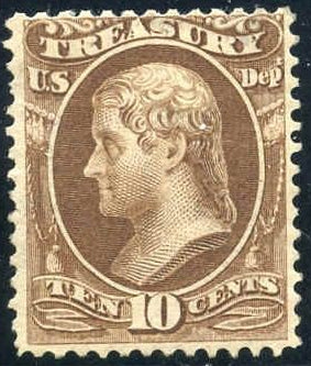 US O77 Officials Fine Mint LH cv $240
