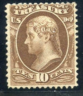 US O77 Officials Fine Mint LH cv $240