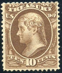 US O77 Officials Fine Mint LH cv $240