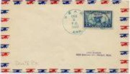 US Arkansas, Bear 650 Fancy Cancel Cover, Bear cancel