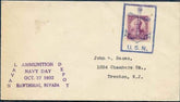 US Nevada, Hawthorne 507 Fancy Cancel Cover, Anchor in Box