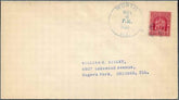 US Illinois, Worth 680 Fancy Cancel Cover, Turkey