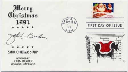 US 2579 FDC Signed by Stamp Designer, John Berkey