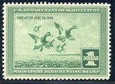 US RW4 Duck Stamp VF - XF NH Well Centered with PSAG Cert