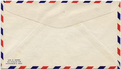 US 1963 C64a FDC Signed by Pilot Hillery Beachey