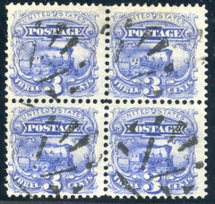 US 114 Pictorials F - VF Used Great Masonic Cancel Beautiful color, few nibbed perfs UL cv $450