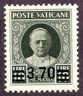 Vatican 40 XF LH Signed Thin Spot cv $450