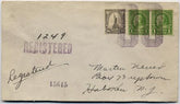 US Ohio, Oberlin 632, 696 Fancy Cancel Cover, "O"