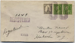US Ohio, Oberlin 632, 696 Fancy Cancel Cover, "O"