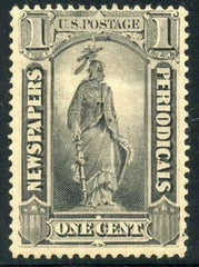 US PR81 Newspapers Fine Heavily Hinged, thin spot cv 95.00