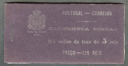 Portugal 157 Mint XF NH Pristine Unexploded Booklet of 4 Panes