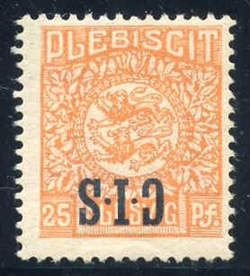 Schleswig O7a F + Mint LH Inverted Ovpt BPA Cert