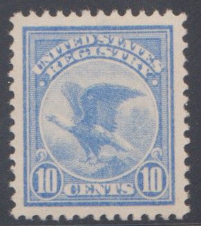 US F1 Registration Stamp Jumbo Margins Unused LH Superb