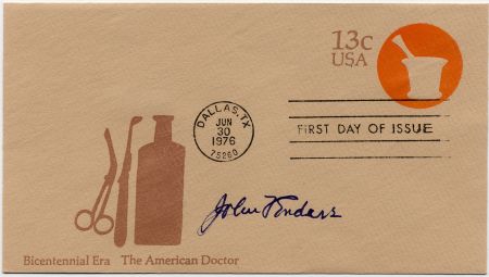 US U574 Signed by John F. Enders, Nobel Prize