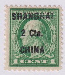 US Shanghai Overprint K17 F+ NH