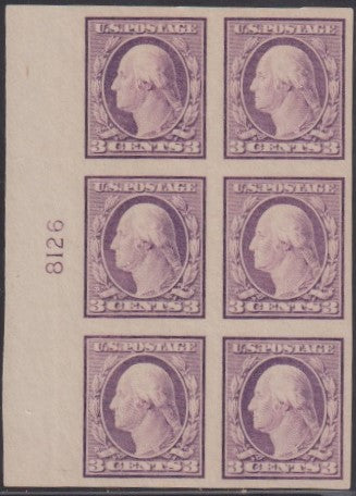 US 483 Washington - Franklin Mleft Plate Num 8126 Block - Fresh!