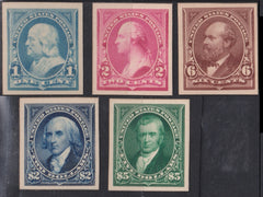 US 247 US Essays and Proofs Complete Set Of Card Proofs, P4 Set. Scarce! Mint XF $1150