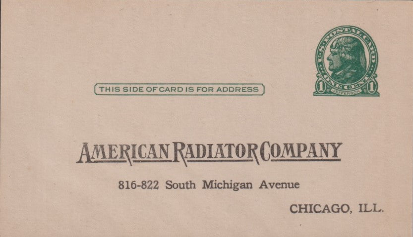 US UX27d US Postal Stationery and Cut Squares Die Ti Preprinted On Rough Paper Paper-Ran Unused XF $475