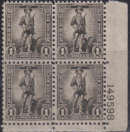 US WS10 US Savings Stamps Slightly Folded At Vert Perfs NH F - VF $40