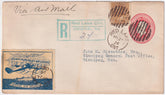Canada 1926 CL9 on Registered Commercial Cover Red Lake to Winnipeg
