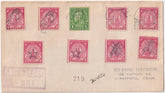 US 1930 Connecticut, Plantsville Cover, 9 Fancy Cancels -Fly, Indian, Wagon, Indian on Horseback