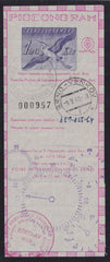 Czechoslovakia 1968 Pigeongram with red borders, 1.20Kcs
