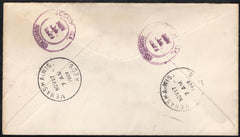 US Georgia, Jessup 563, 657, 680, 681 on Fancy Cancel Cover, Circles
