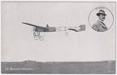 Great Britain circa1910s Mint Bleriot Monoplane Photo PC with Pilot McArdle