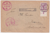 Germany 1929 German Eschweiler Flight Cover with On Board Cancel
