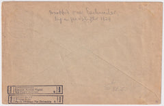 Germany 1929 German Eschweiler Flight Cover with On Board Cancel