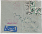 Germany 1929 German Osbrück Flight Cover with On Board Cancel