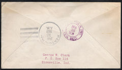 US Illinois, Henton 632, 636, 638, 680 Fancy Cancel Cover