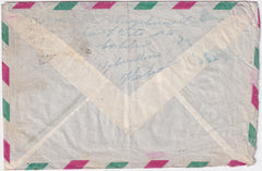 Italy 1954 Airmail Flight Cover Rome - NY Crashed near NY.
