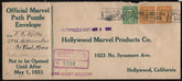 US Minnesota, St. Paul 632, 642 on Fancy Cancel Cover, Rectangles, Geometric design