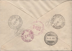 Netherlands/Germany/Colombia/Brazil 1932 1st South American Zeppelin Flight Cover