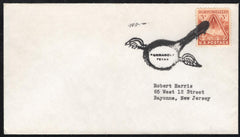 US Texas, Panhandle 976 on Fancy Cancel Cover, Frying Pan Cancel