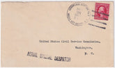 US 1911 AAMS #3A Pioneer Airmail Cover - Garden City NY