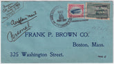 US 1918 First Flight Washington to Boston with Scott C3 and 232, 3c Columbian