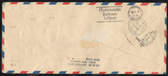 US 1929 Round The World Flight with Hand drawn Cachet Zeppelin as a Fish